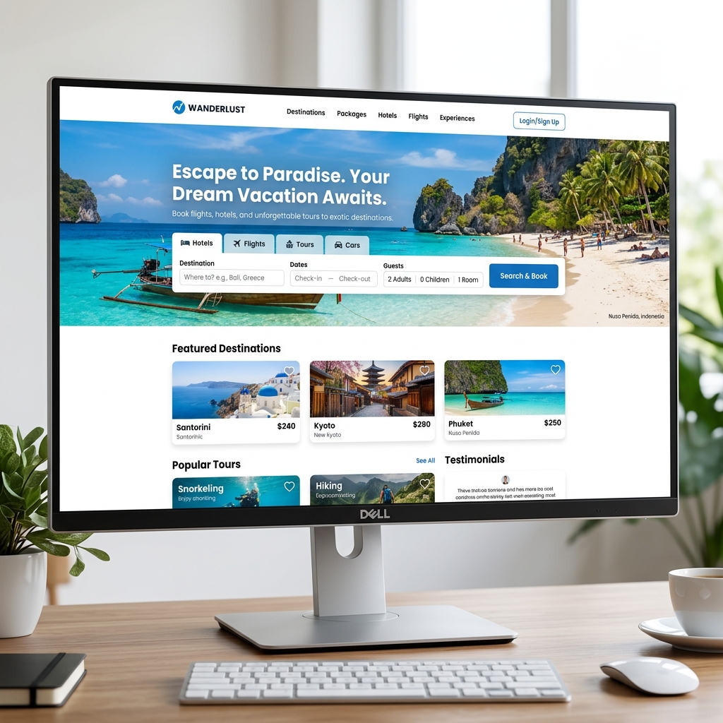 Travel & Tourism Website